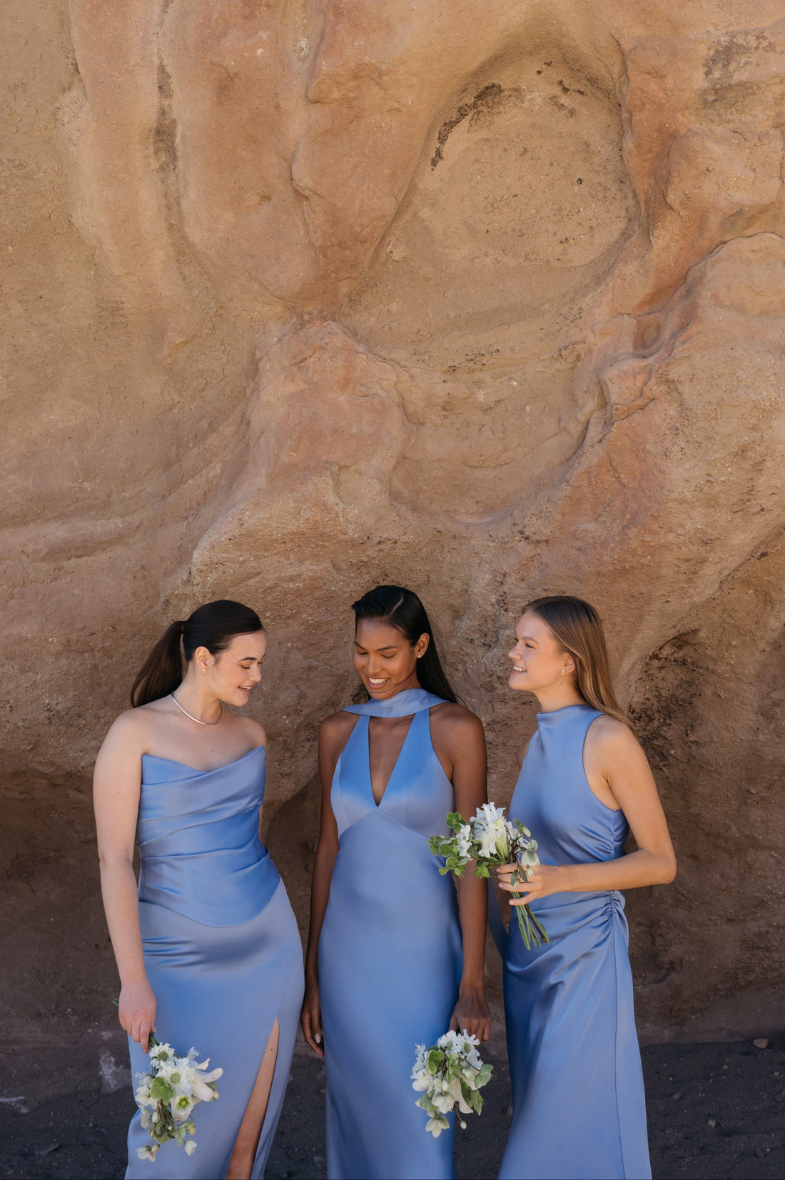 Trending: Shades of Blue Bridesmaid Dresses