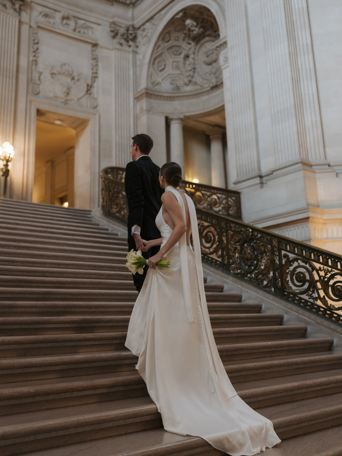 Real Bride Polina in the Jennifer Wedding Gown