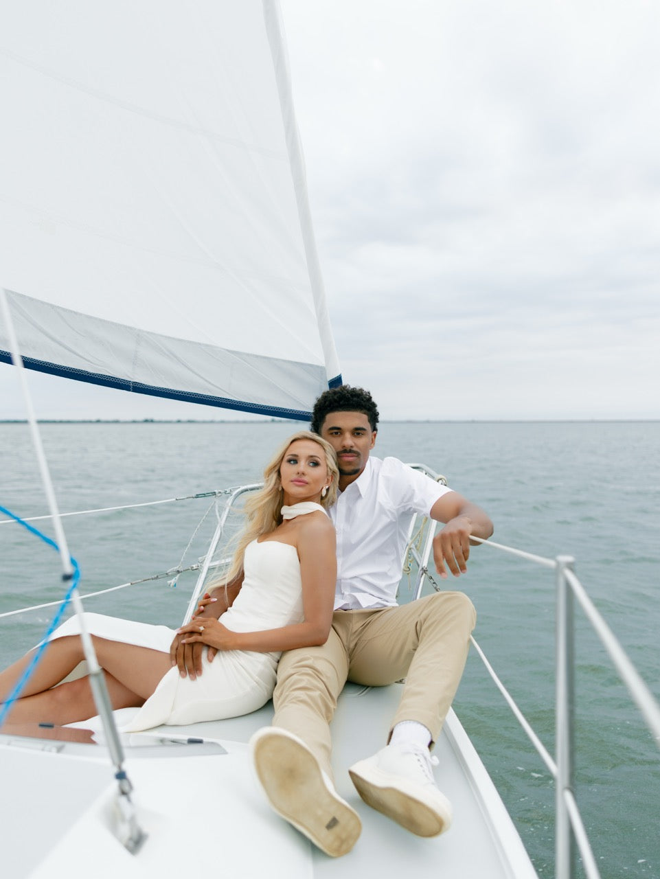 Content Creator & Bride to Be Sydney Everhart in the Madison Dress