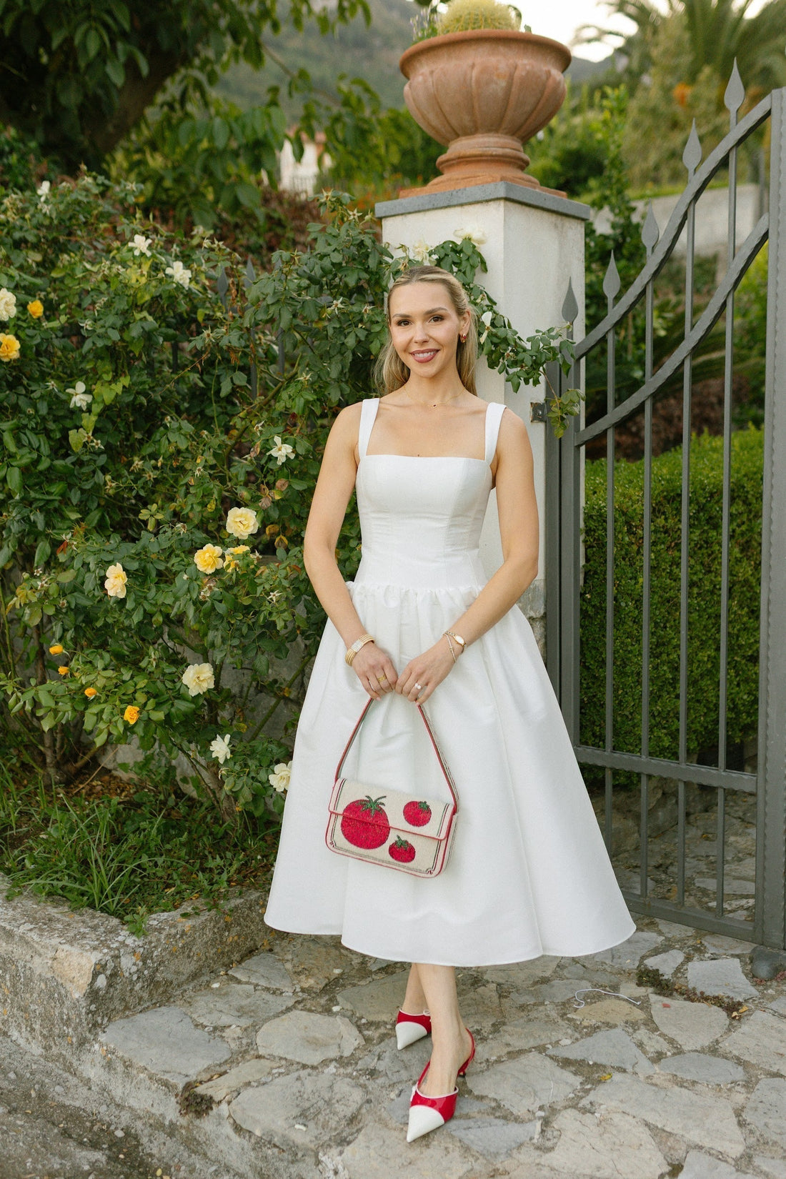 The Lucille Little White Dress IRL