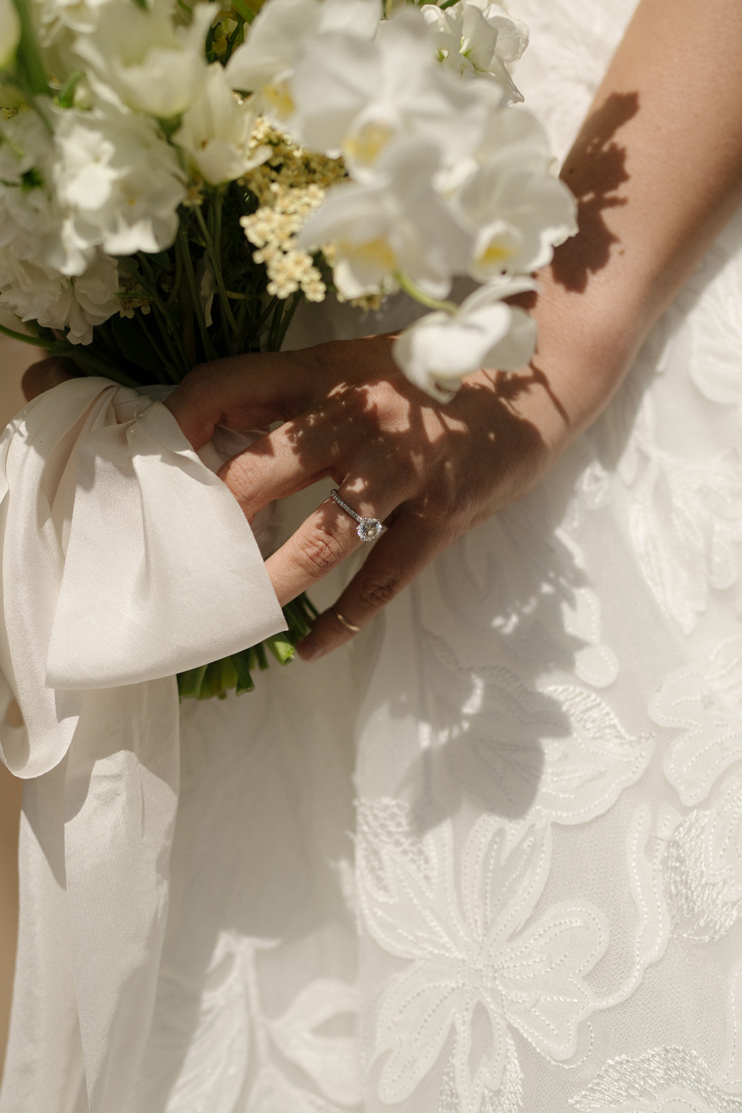Real Bride in Ezra Wedding Ball Gown Wedding Dress