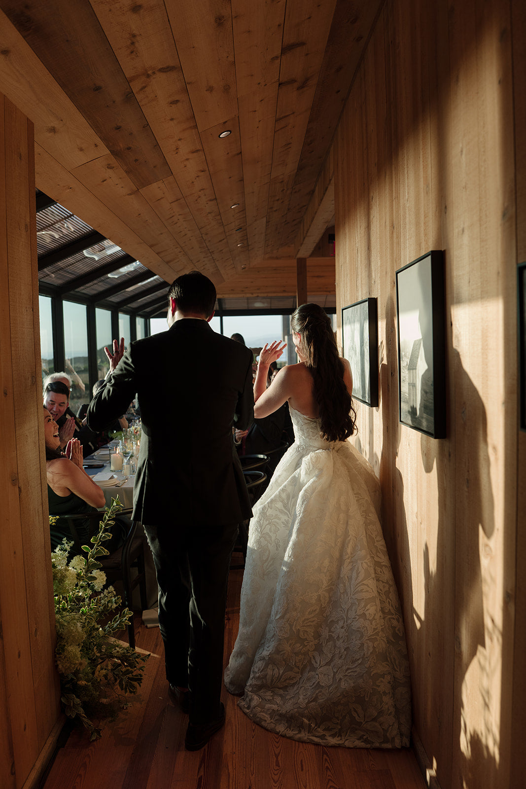 Real Bride in Ezra Wedding Ball Gown Wedding Dress