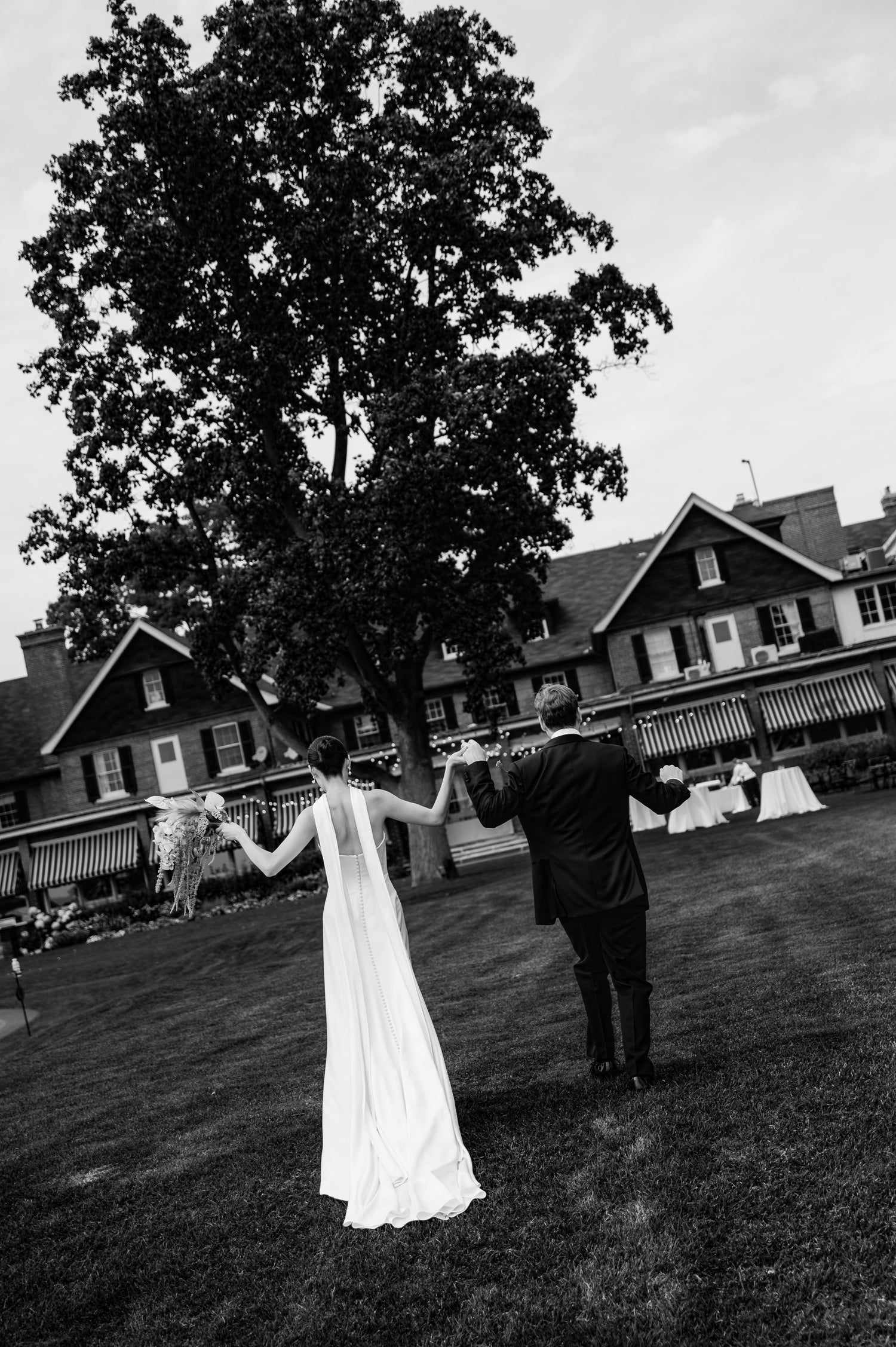 Elegant Bride Amy in the Addilyn Wedding Dress with Scarf