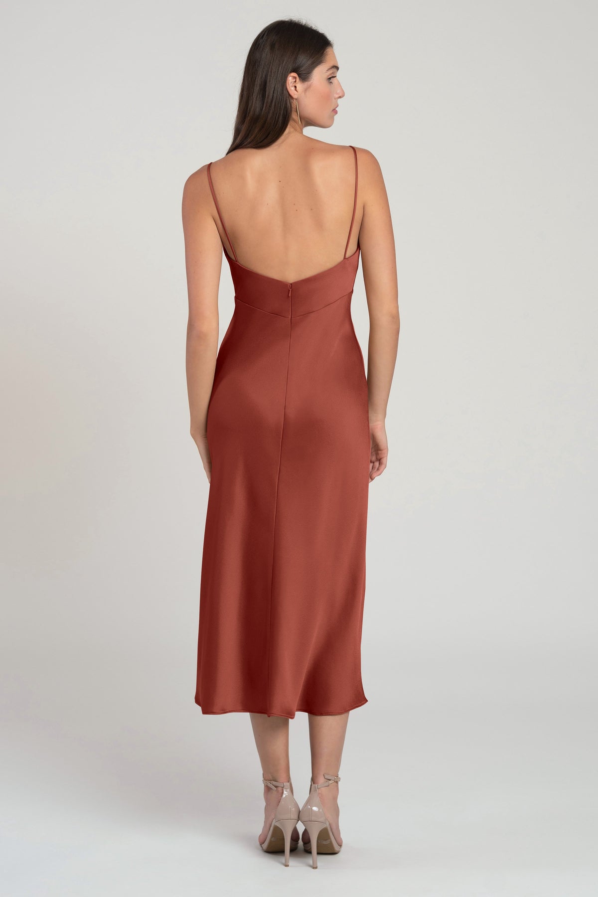 Jenny_Yoo_Adele_Bridesmaid_Dress_Cowl_Neck_Midi_Length_Satin_rust_red_back