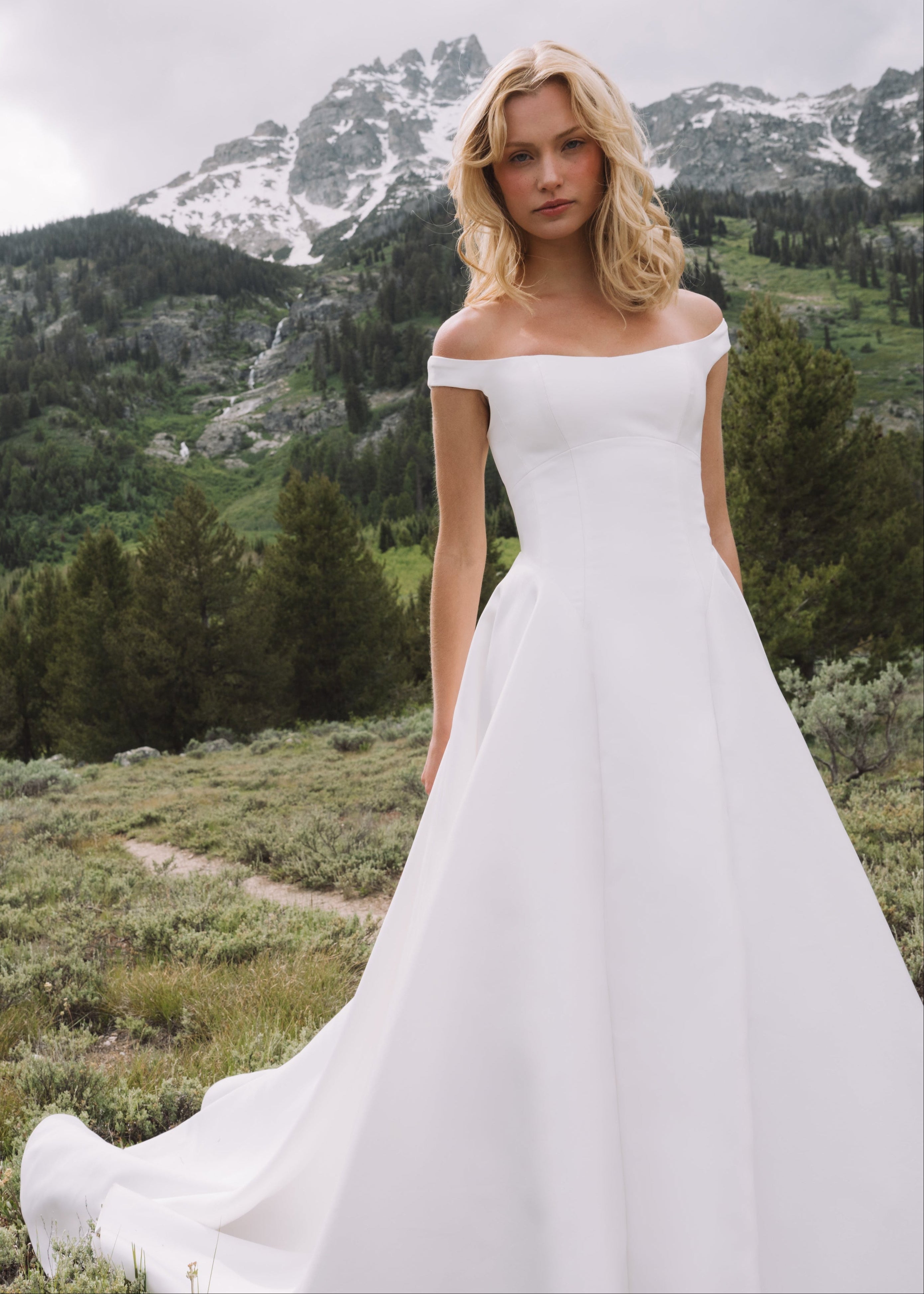 bridal dresses new york Vintage Full Length Sleeve Style Imre Wedding Dress - Wedding