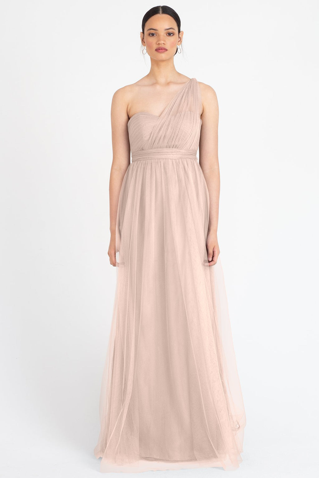 Annabelle Soft Blush Jenny Yoo Tulle Convertible Bridesmaids Dress