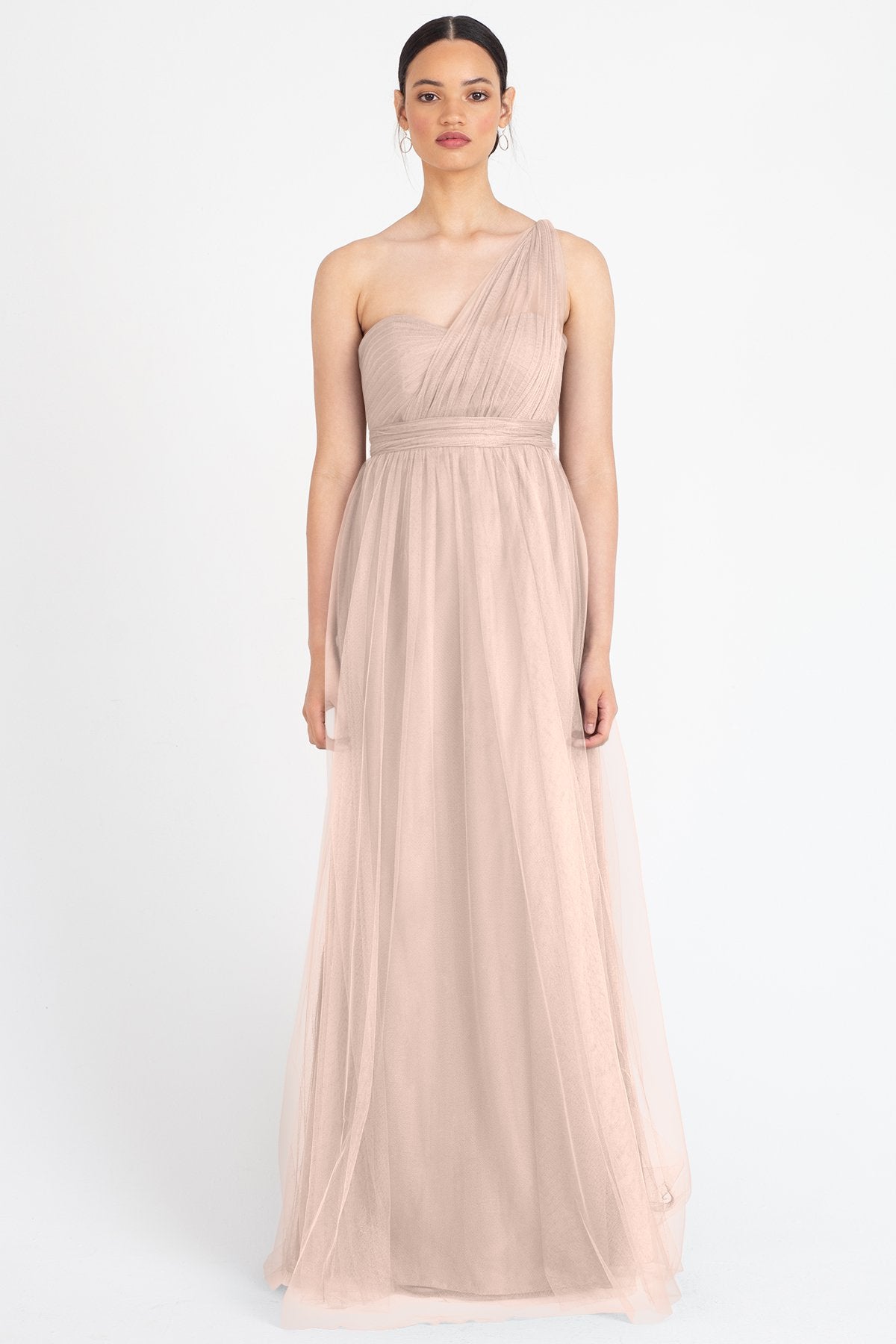 Annabelle Soft Blush Jenny Yoo Tulle Convertible Bridesmaids Dress
