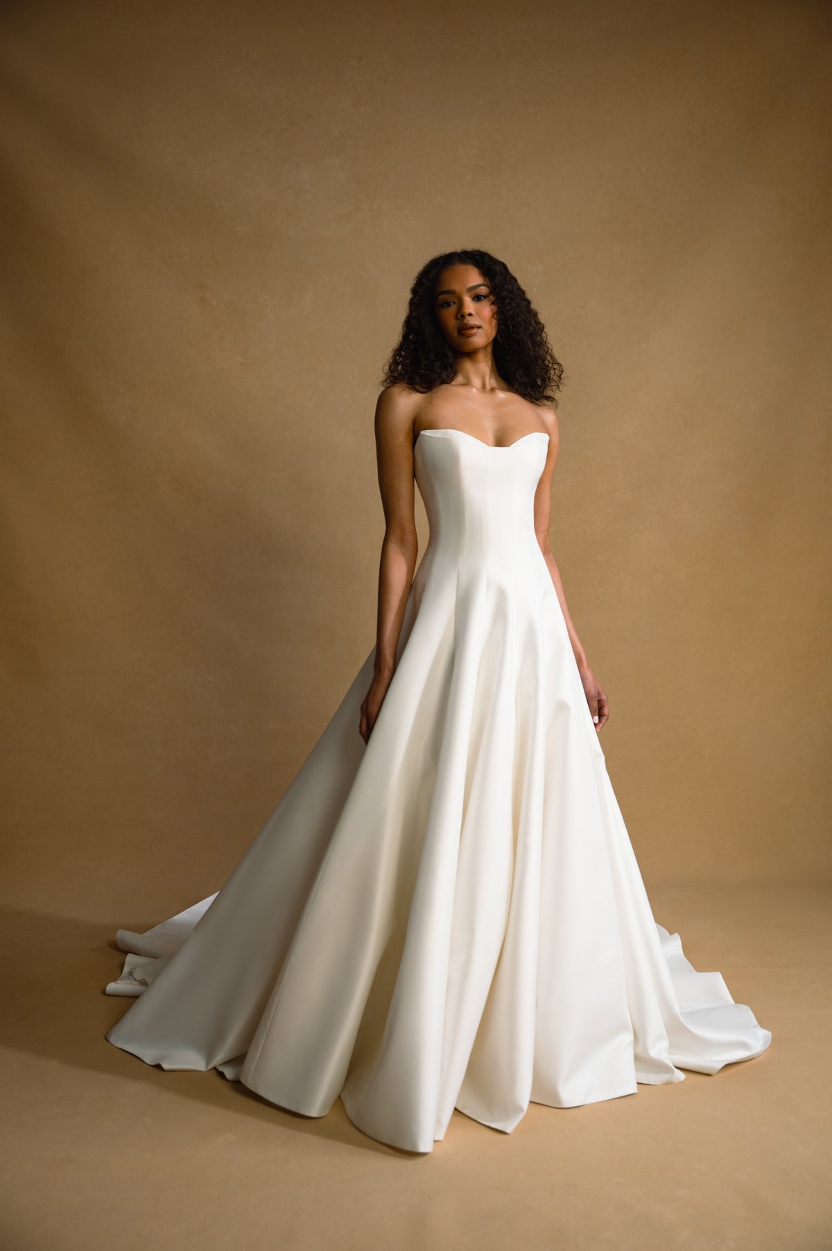 Strapless A Line Wedding Dress