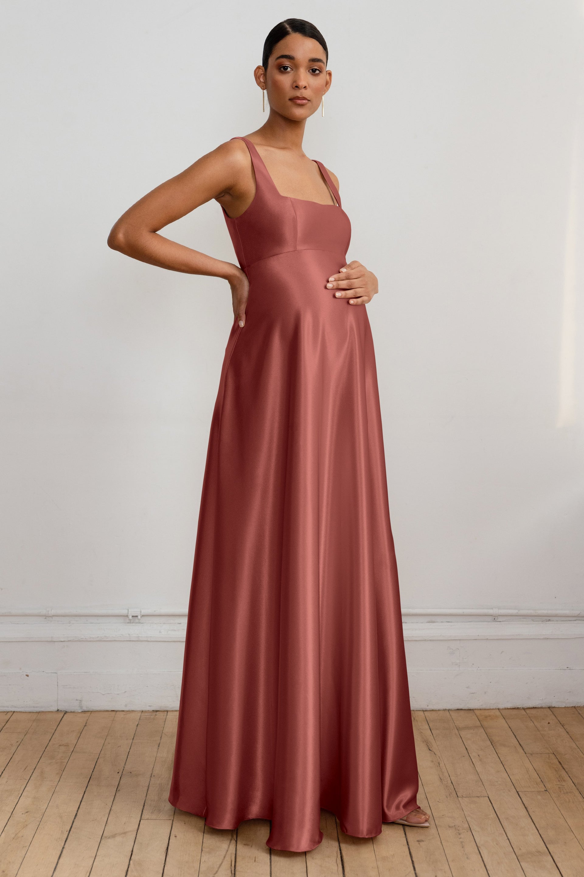 jenny yoo maternity bridesmaid dress Jenny Yoo Bridesmaid Dress Priya Maternity Rust