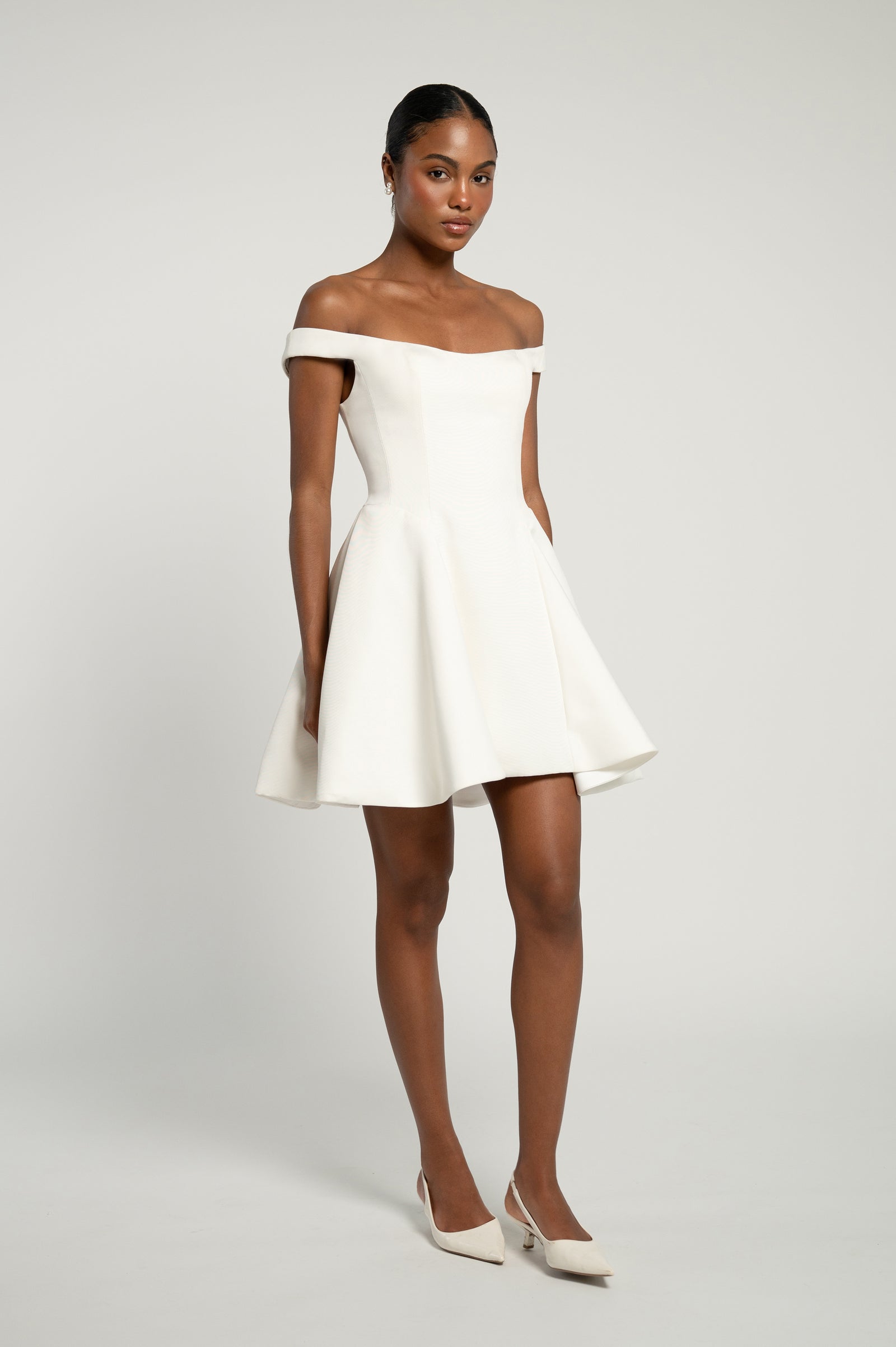 Off Shoulder Bridal Shower Dress