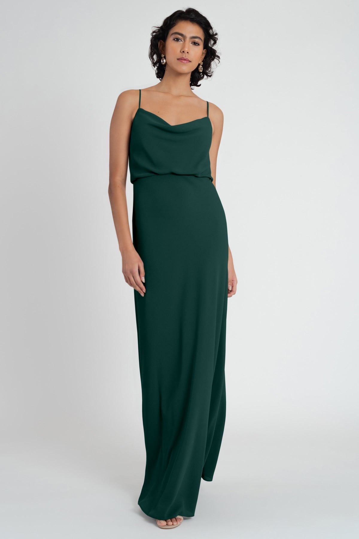 emerald green bianca dress – Jenny Yoo Pull-On