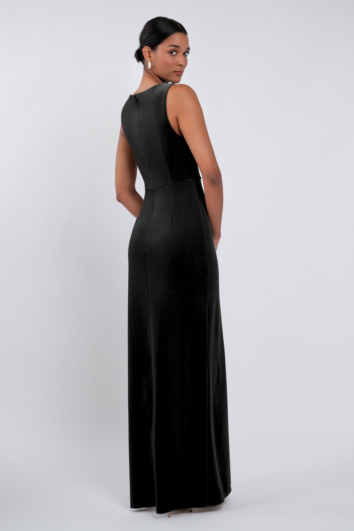 jenny yoo black bridesmaid dress Jenny Yoo Bridesmaid Dress Hepburn Black