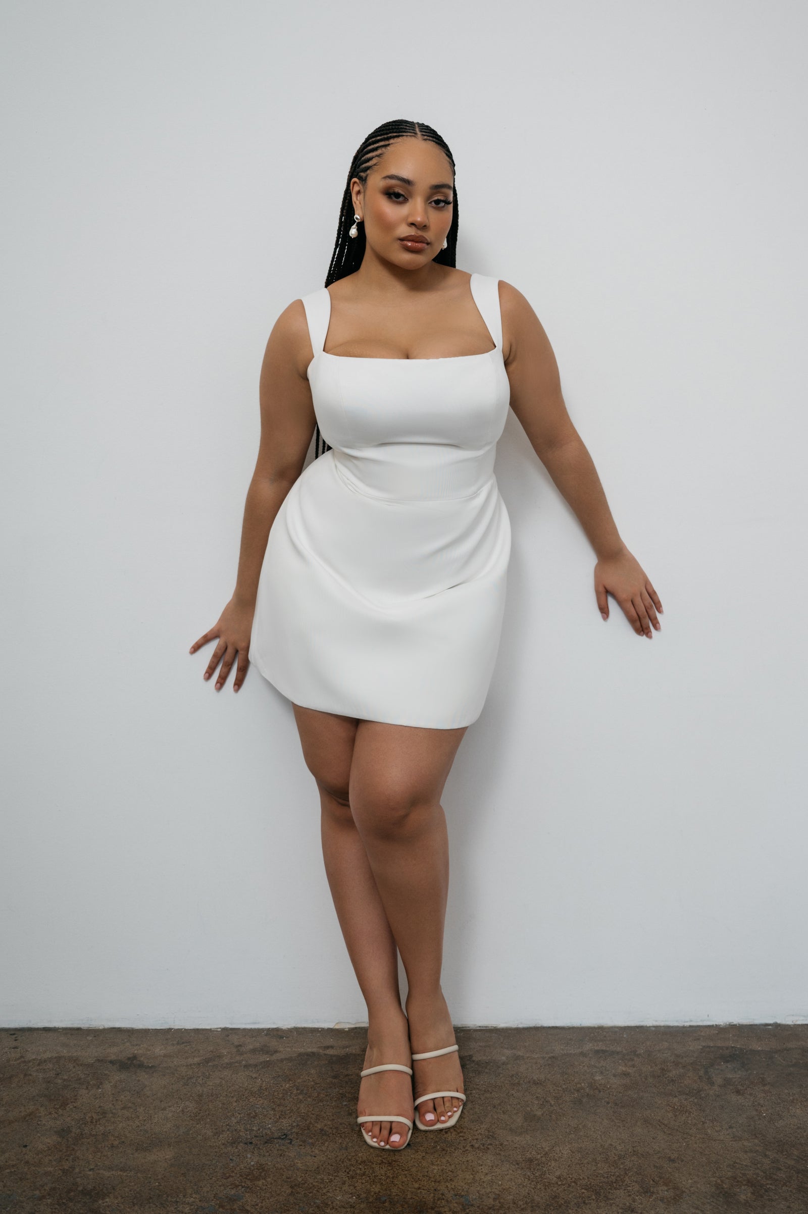 Mini White Wedding Dress