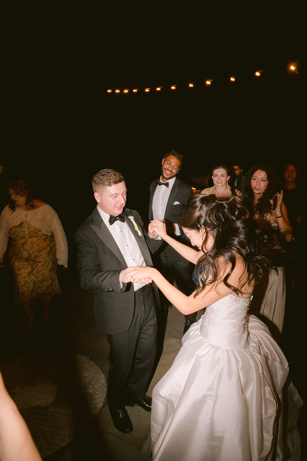 Real Bride Lala in the Charlotte Gown at the NY Botanical Gardens