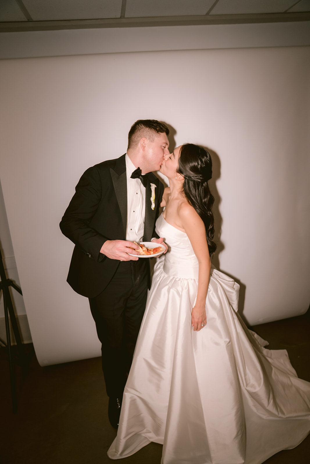 Real Bride Lala in the Charlotte Gown at the NY Botanical Gardens
