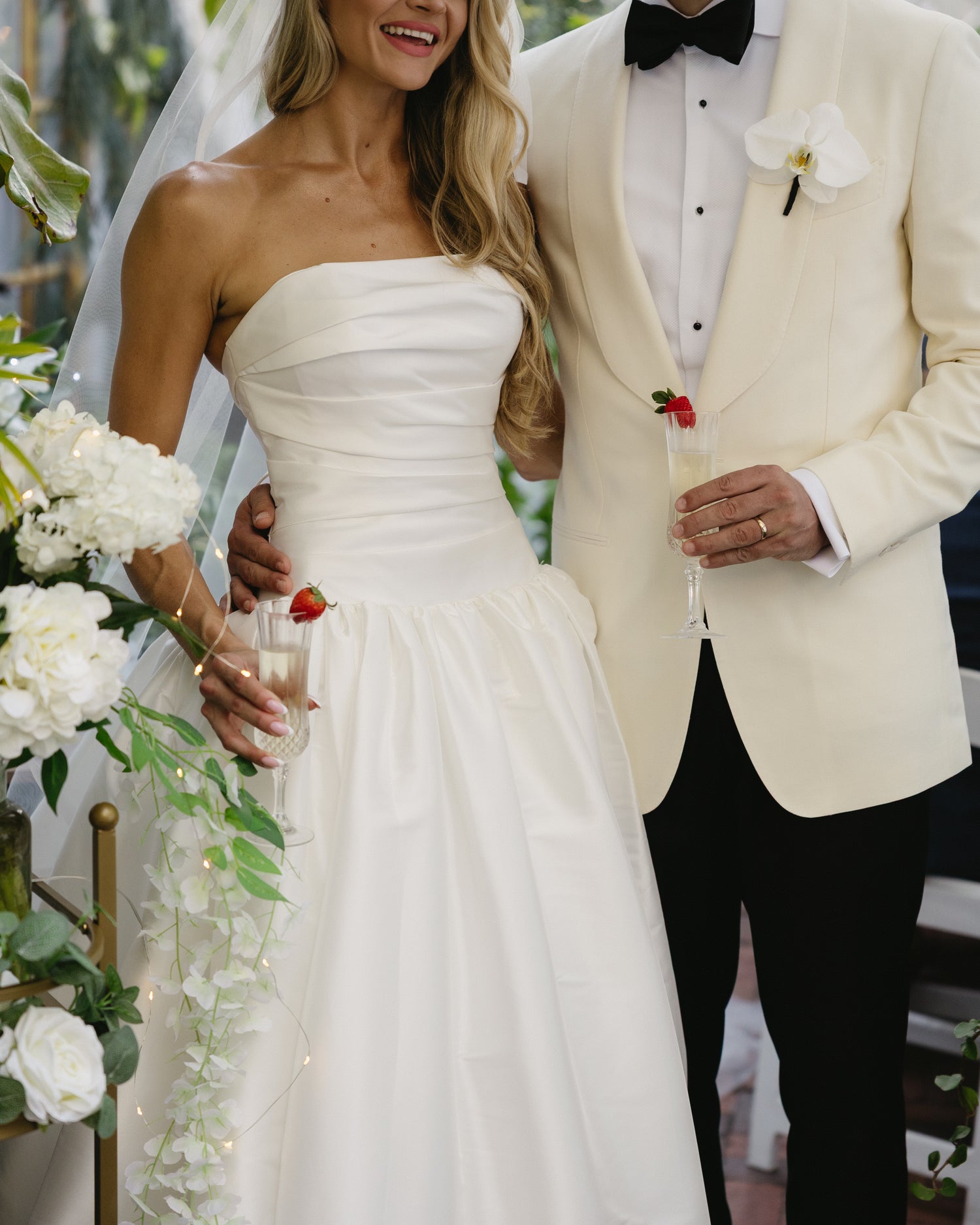 Gorgeous Bride Steph in the Charlotte Wedding Dress
