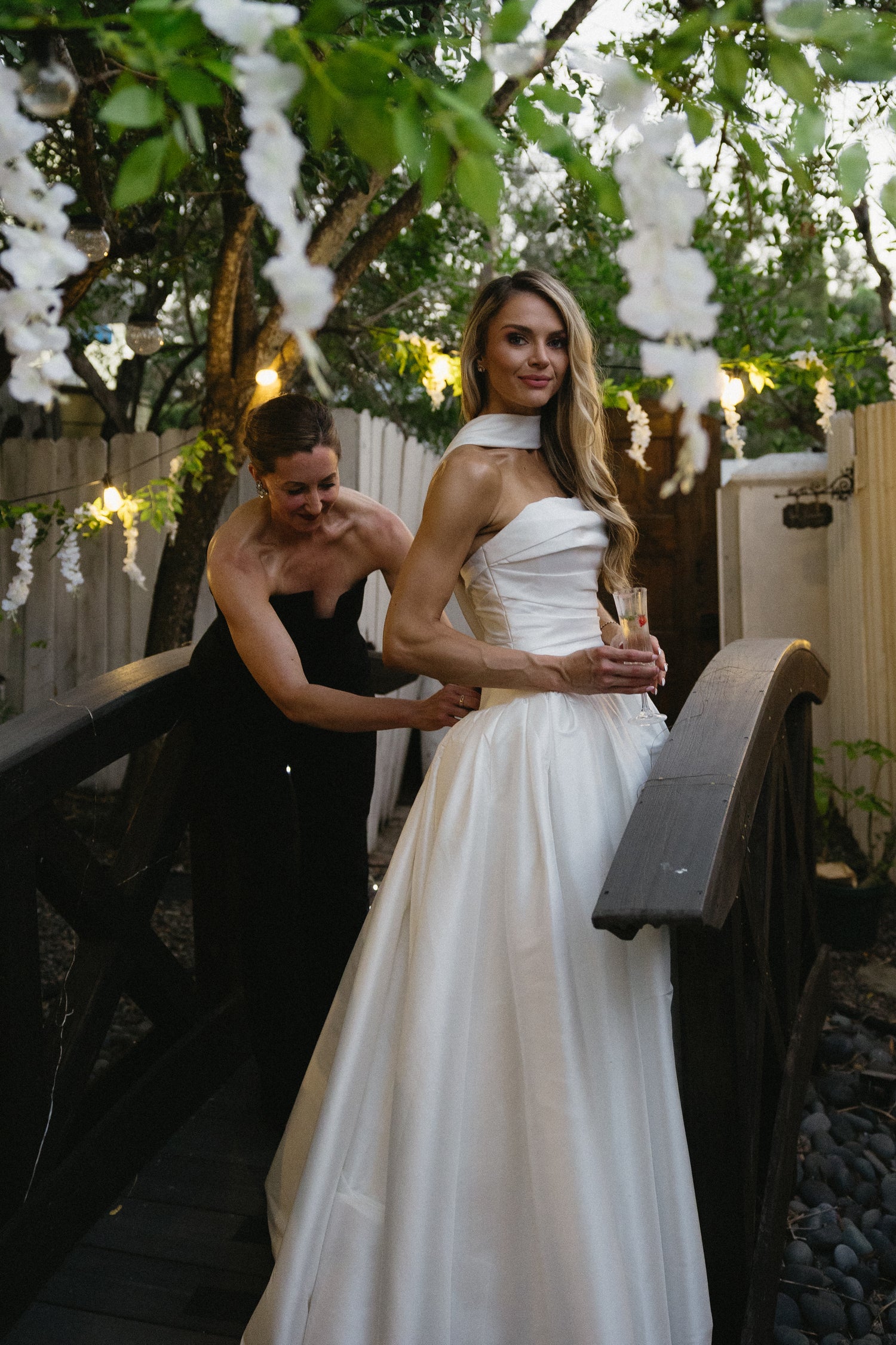 Gorgeous Bride Steph in the Charlotte Wedding Dress
