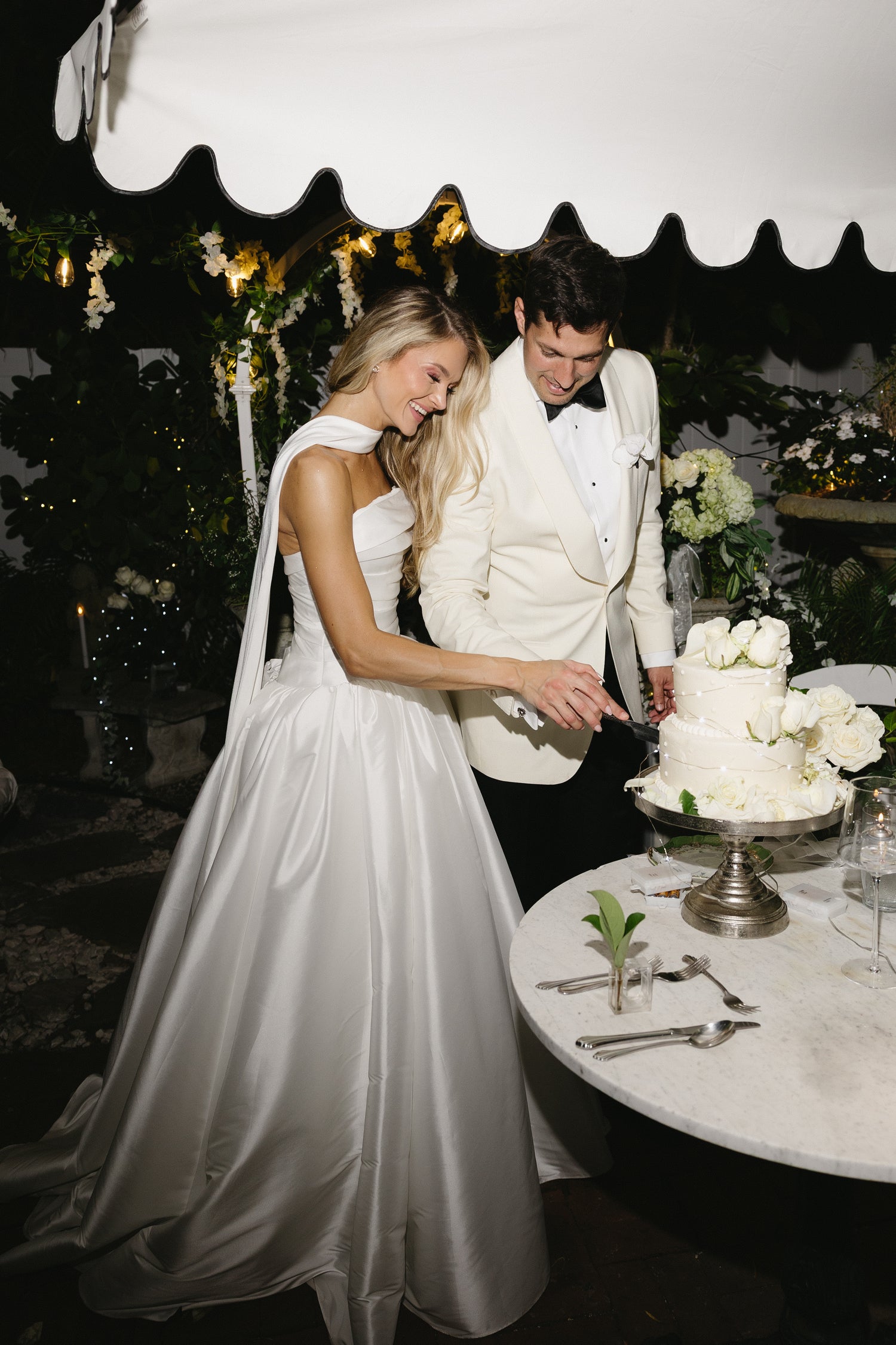 Gorgeous Bride Steph in the Charlotte Wedding Dress