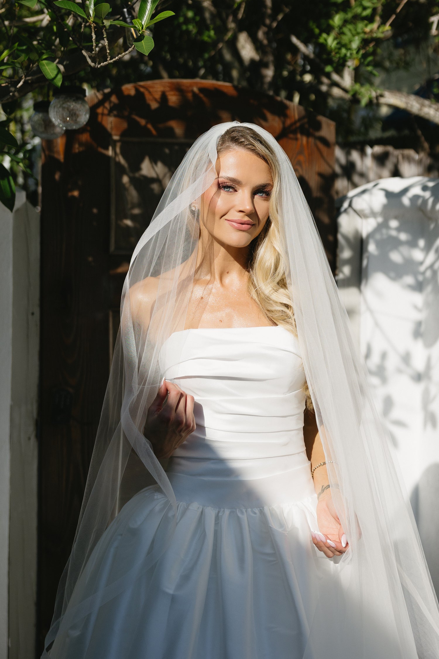 Gorgeous Bride Steph in the Charlotte Wedding Dress