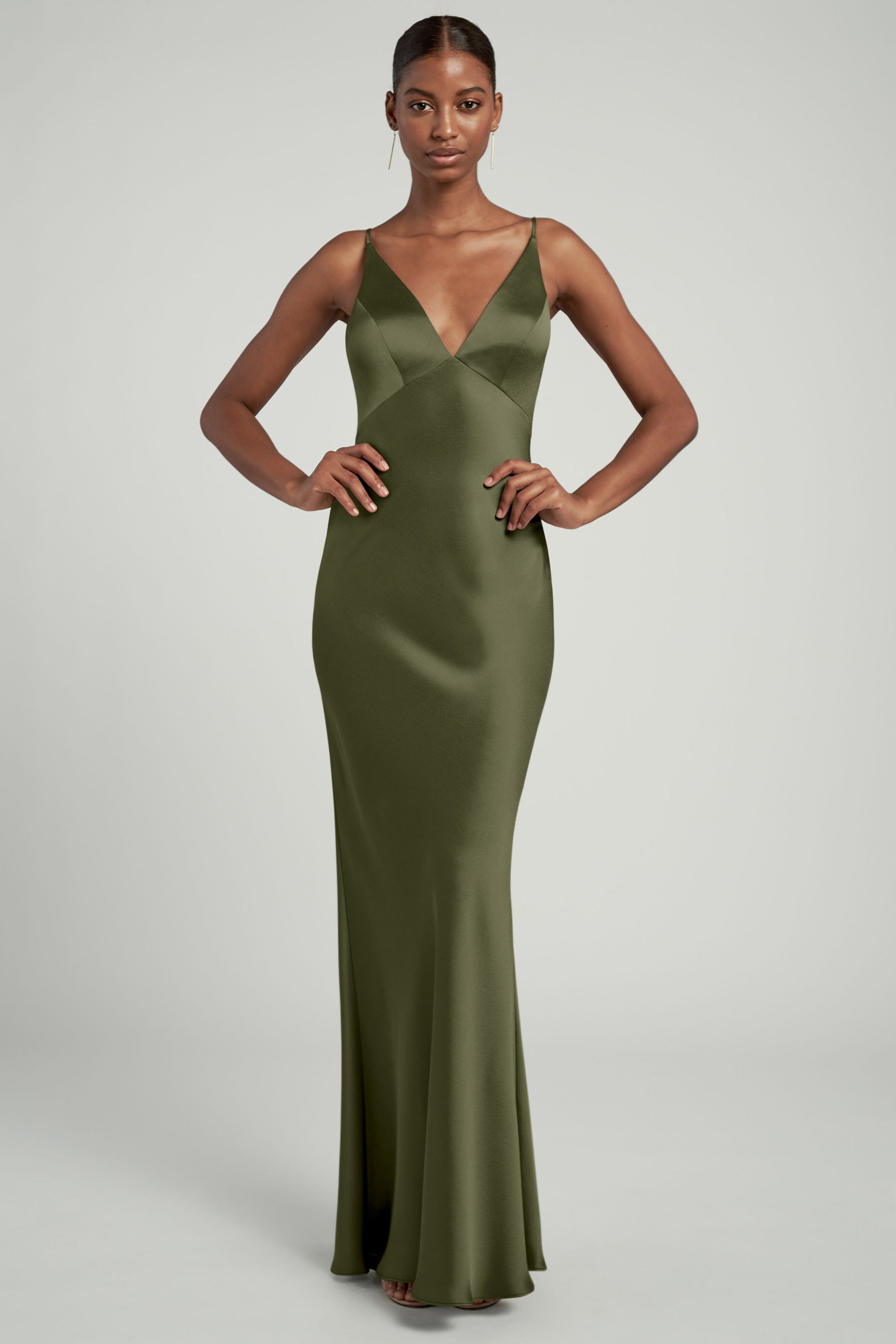 jenny yoo silk dress Jenny Yoo Bridesmaid Dress Addison Wild Rose