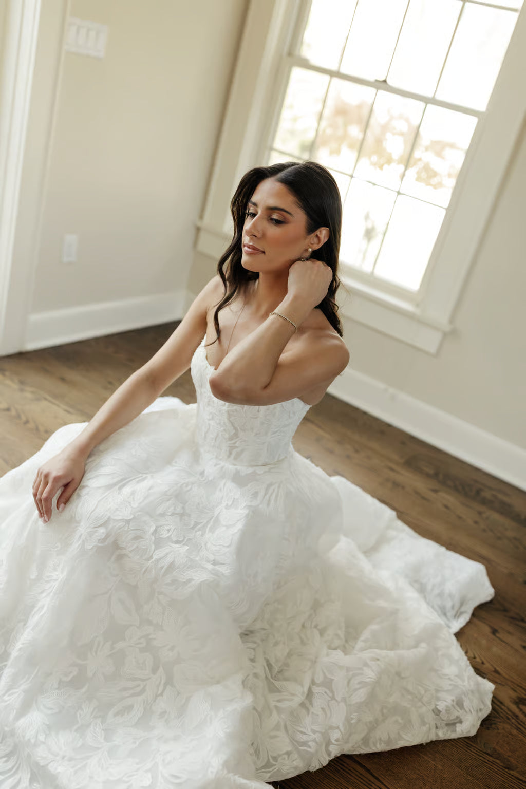 Ezra Ball Gown Wedding Dress on Real Bride
