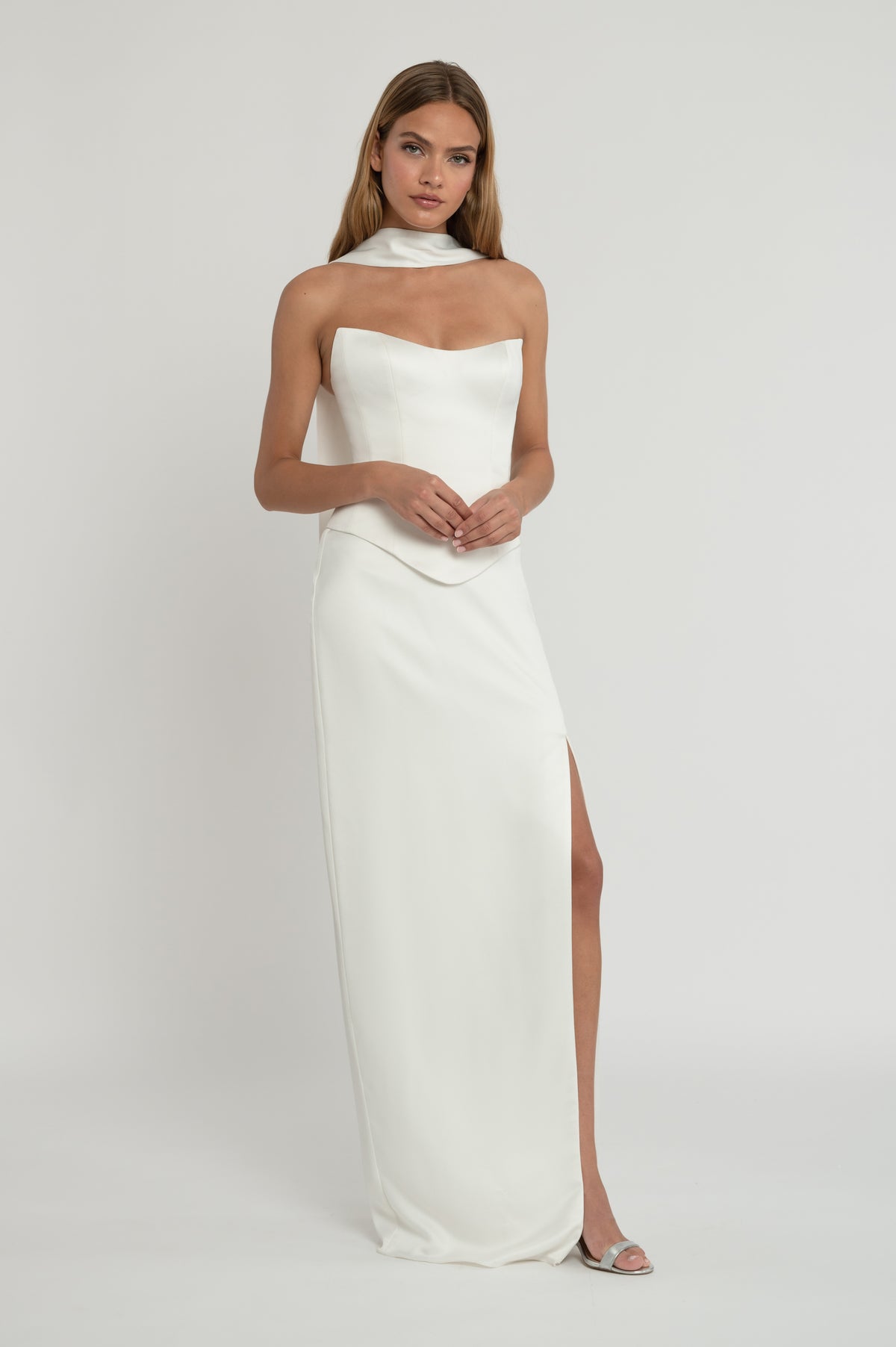 jenny yoo maxi dress Jenny Yoo Long Bridesmaid Dress Lynette Enchanted Floral Soft Blush