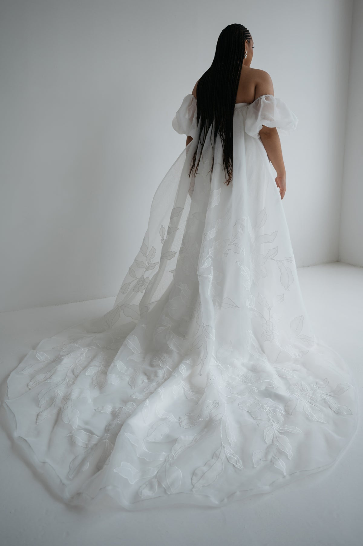 knee length dresses for ladies A-Line V-Neck Bohemian Lace Wedding Dress with Removable Cape – HAREM's  Brides