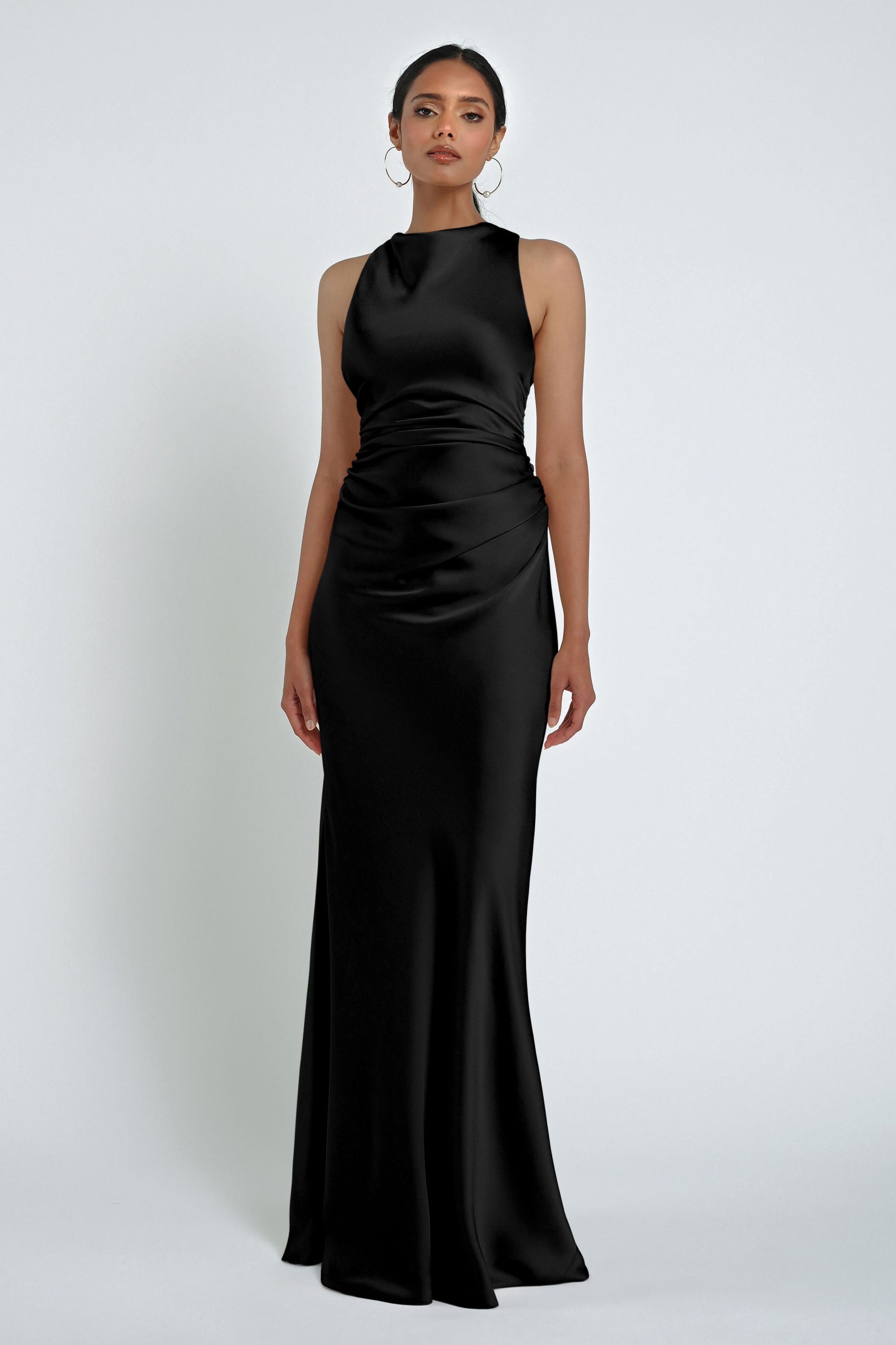 jenny yoo black bridesmaid dress Jenny Yoo Bridesmaid Dress Hepburn Black