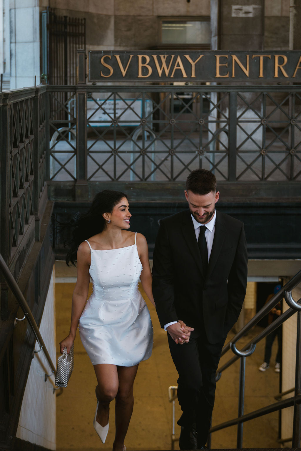 Bride Riana Singh NYC Elopement in the Hannah Dress