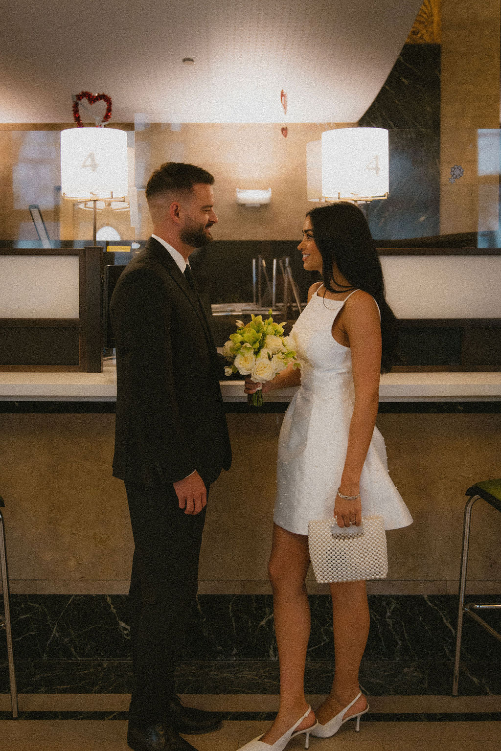 Bride Riana Singh NYC Elopement in the Hannah Dress