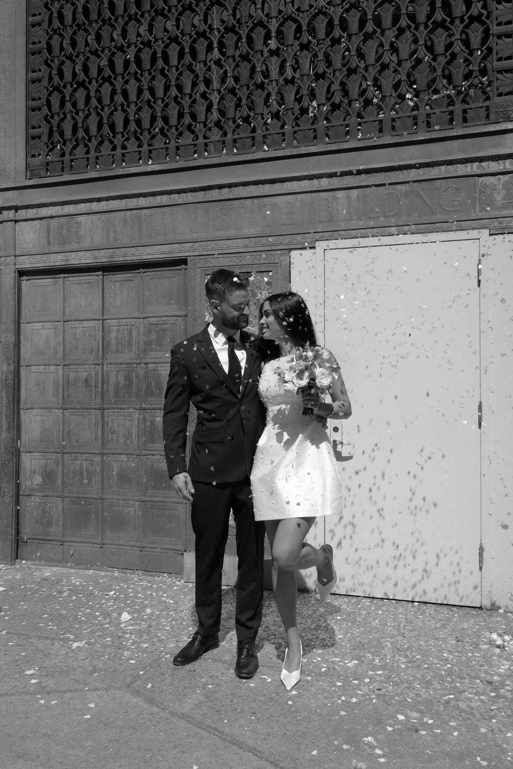 Bride Riana Singh NYC Elopement in the Hannah Dress
