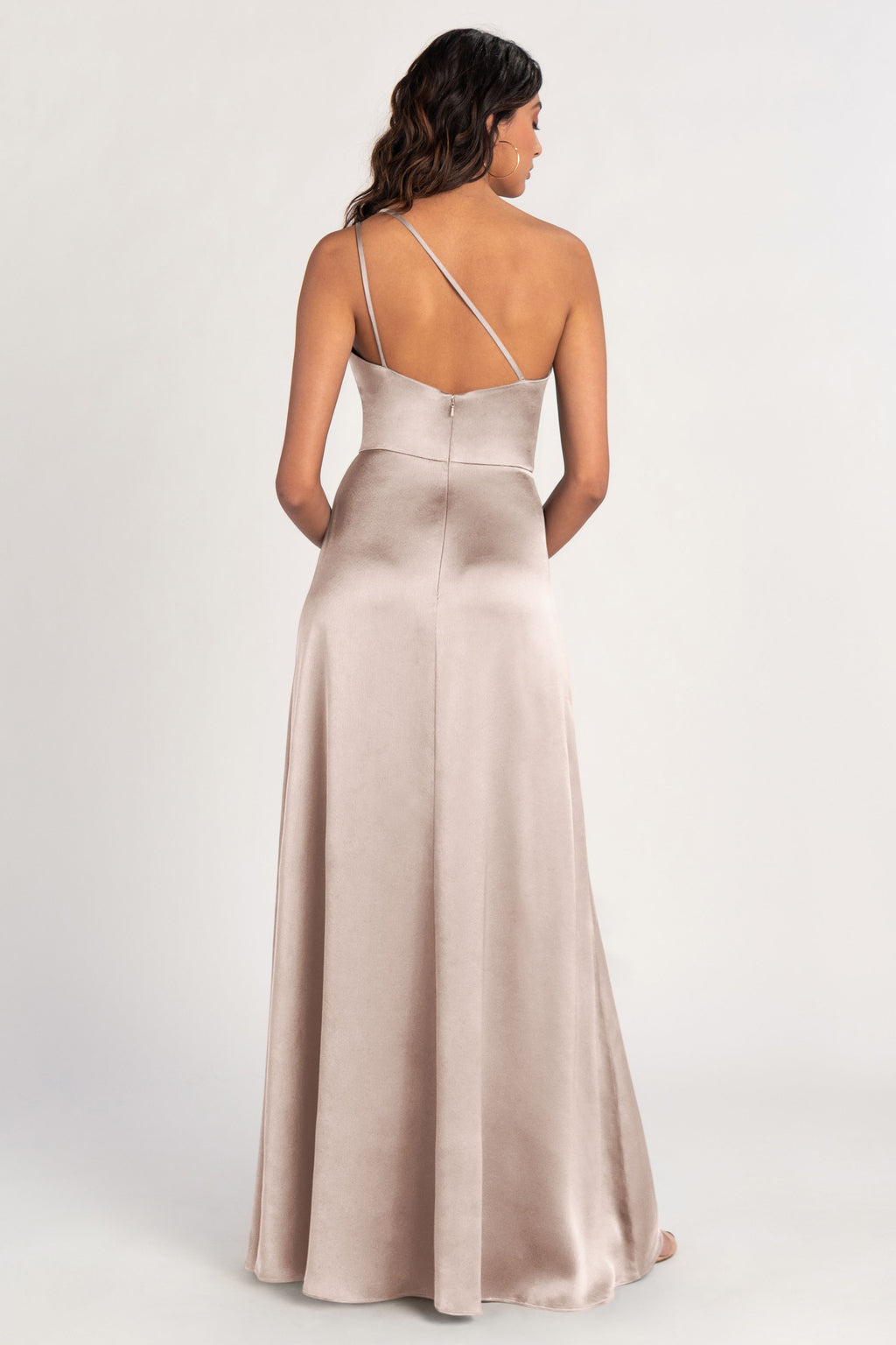 Jenny_Yoo_Bridesmaids_Jensen_Prosecco_Satin_Gown_Back