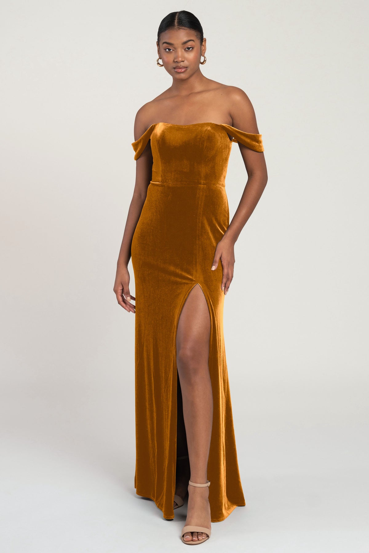 jenny yoo green velvet dress Issa – luxurious green prom dress