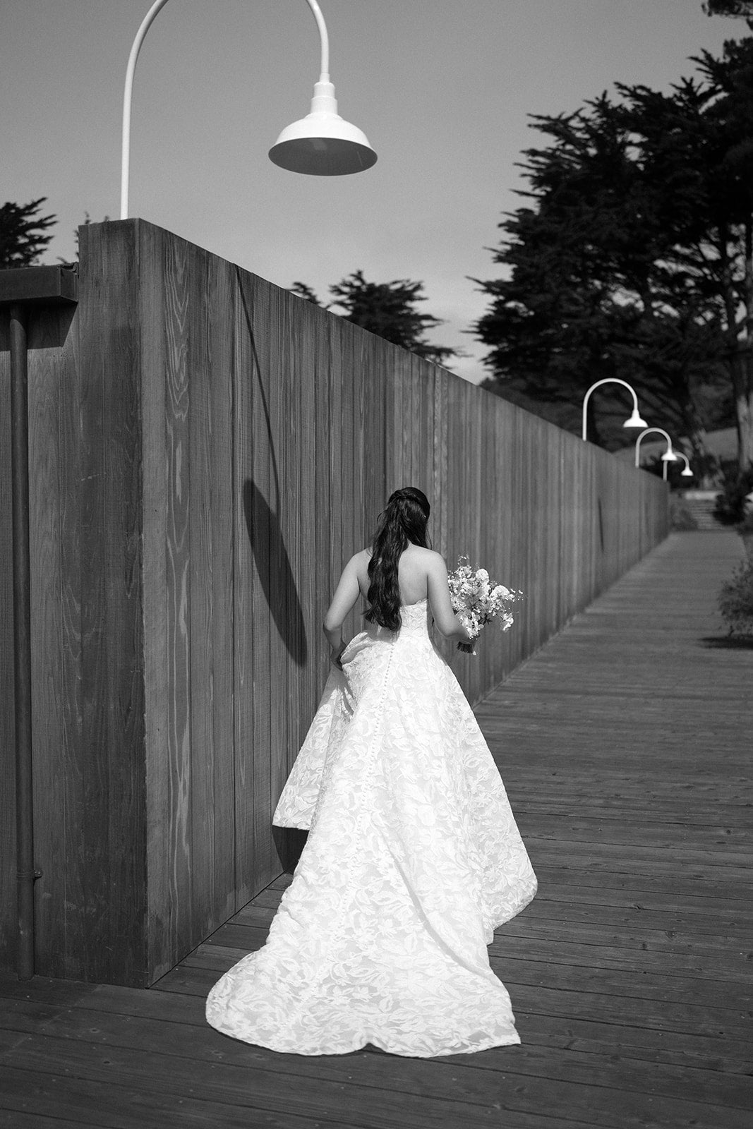 Real Bride in Ezra Wedding Ball Gown Wedding Dress