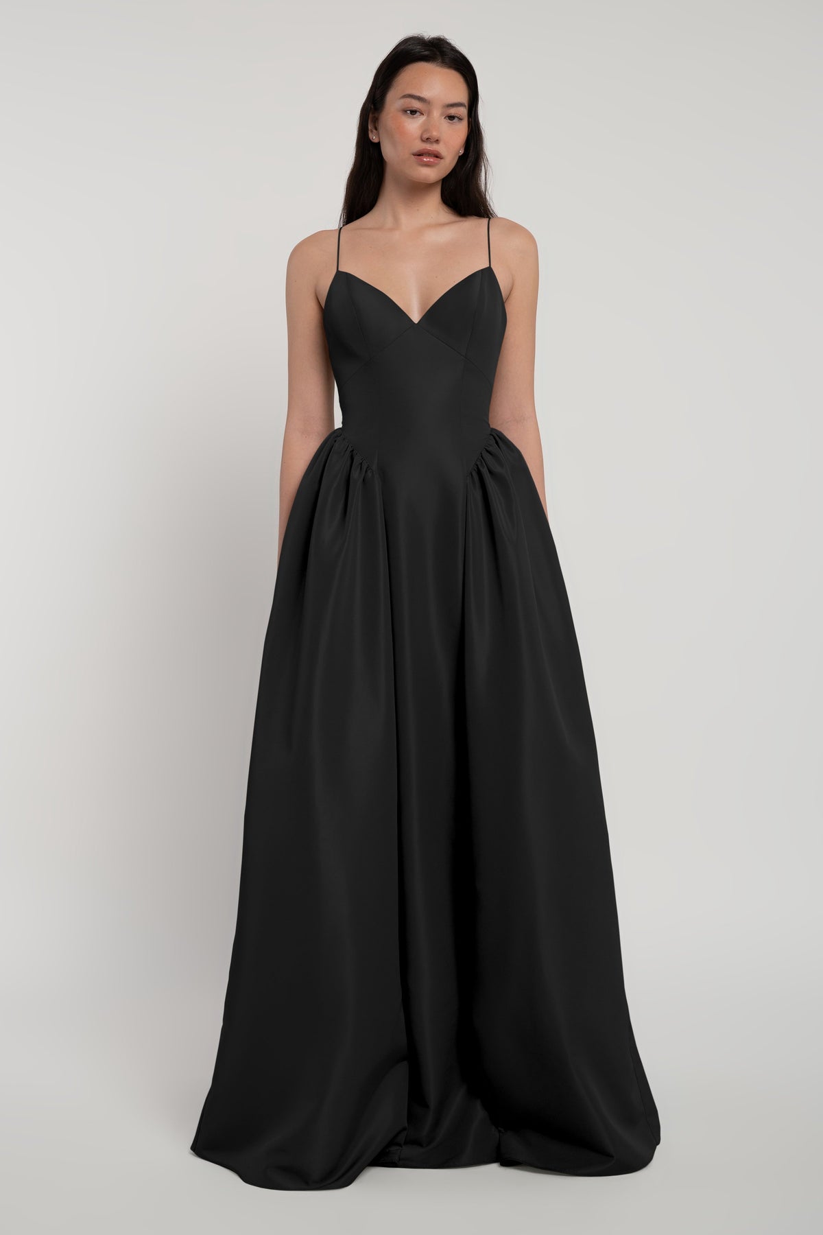 jenny yoo black bridesmaid dress Jenny Yoo Carrie Dress in Black