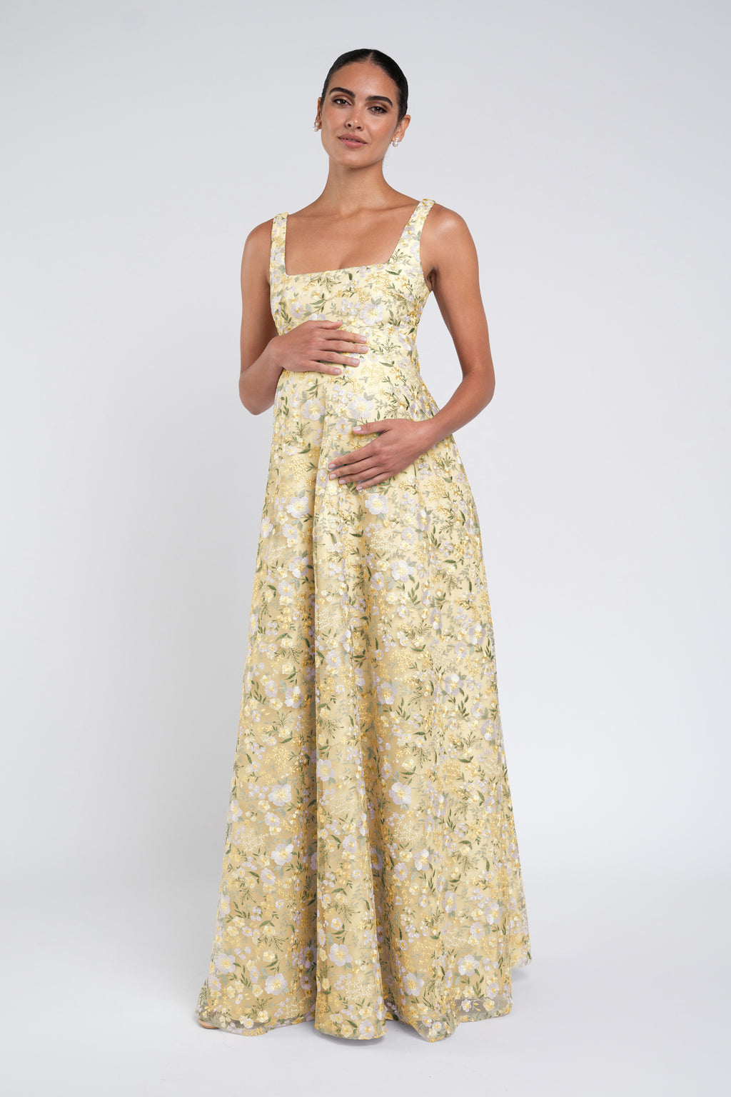 Lily Ophelia Embroidery Maternity buttercup 1