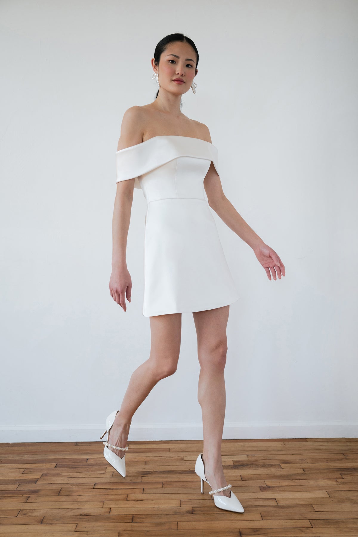 macy's white mini dress Women's Wedding Dresses 55% Linen Macy Wrap Mini Dress -