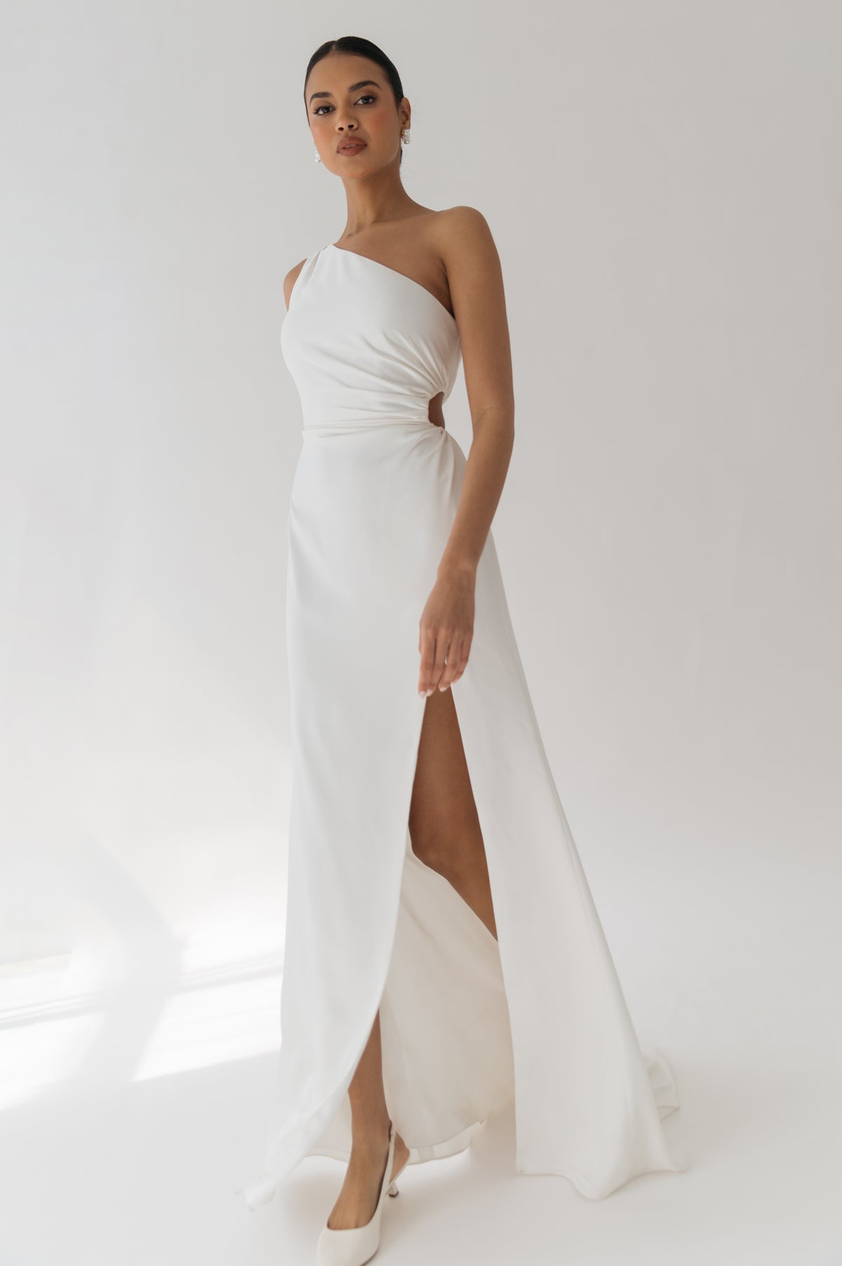 jenny yoo one shoulder dress Little White Dresses by Jenny Yoo Calla