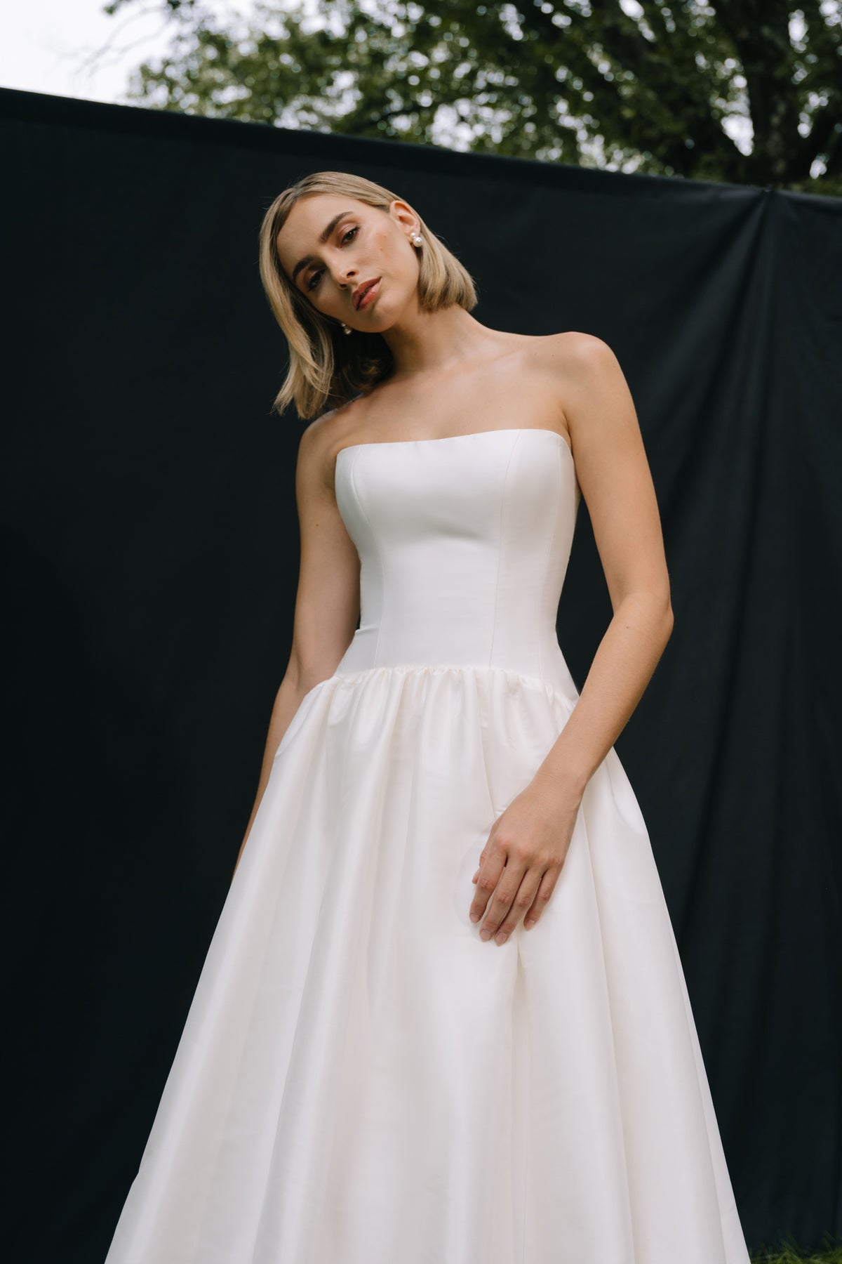jenny yoo drop waist dress Jenny Yoo