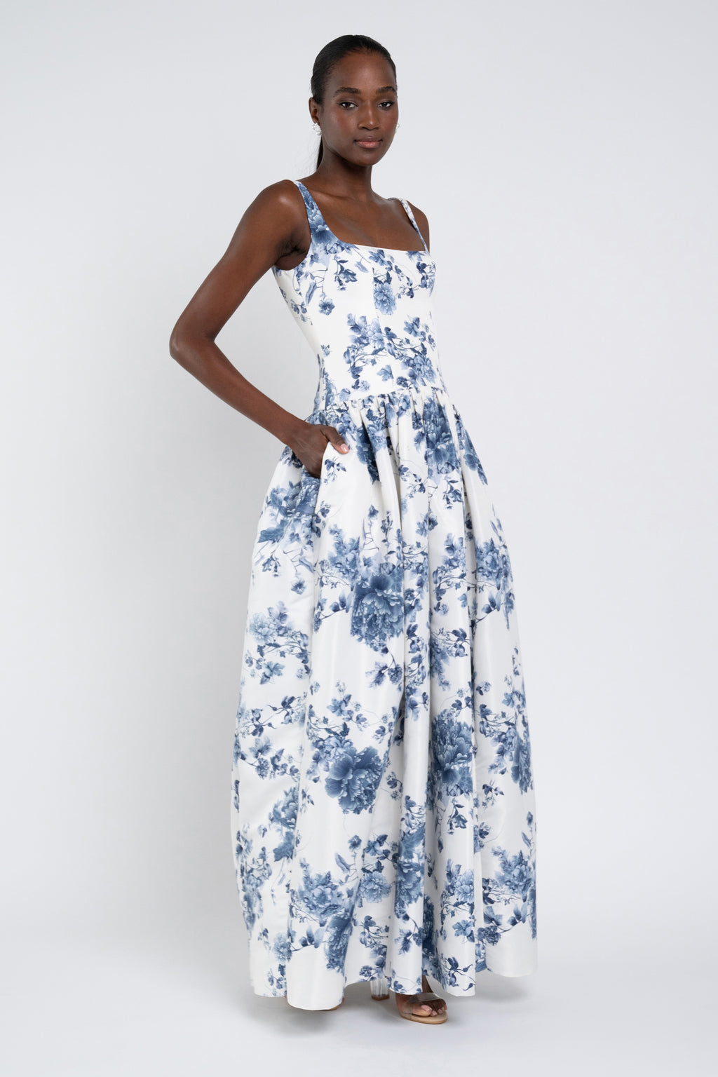 Shelby Print peony+garden+blue+multi 2
