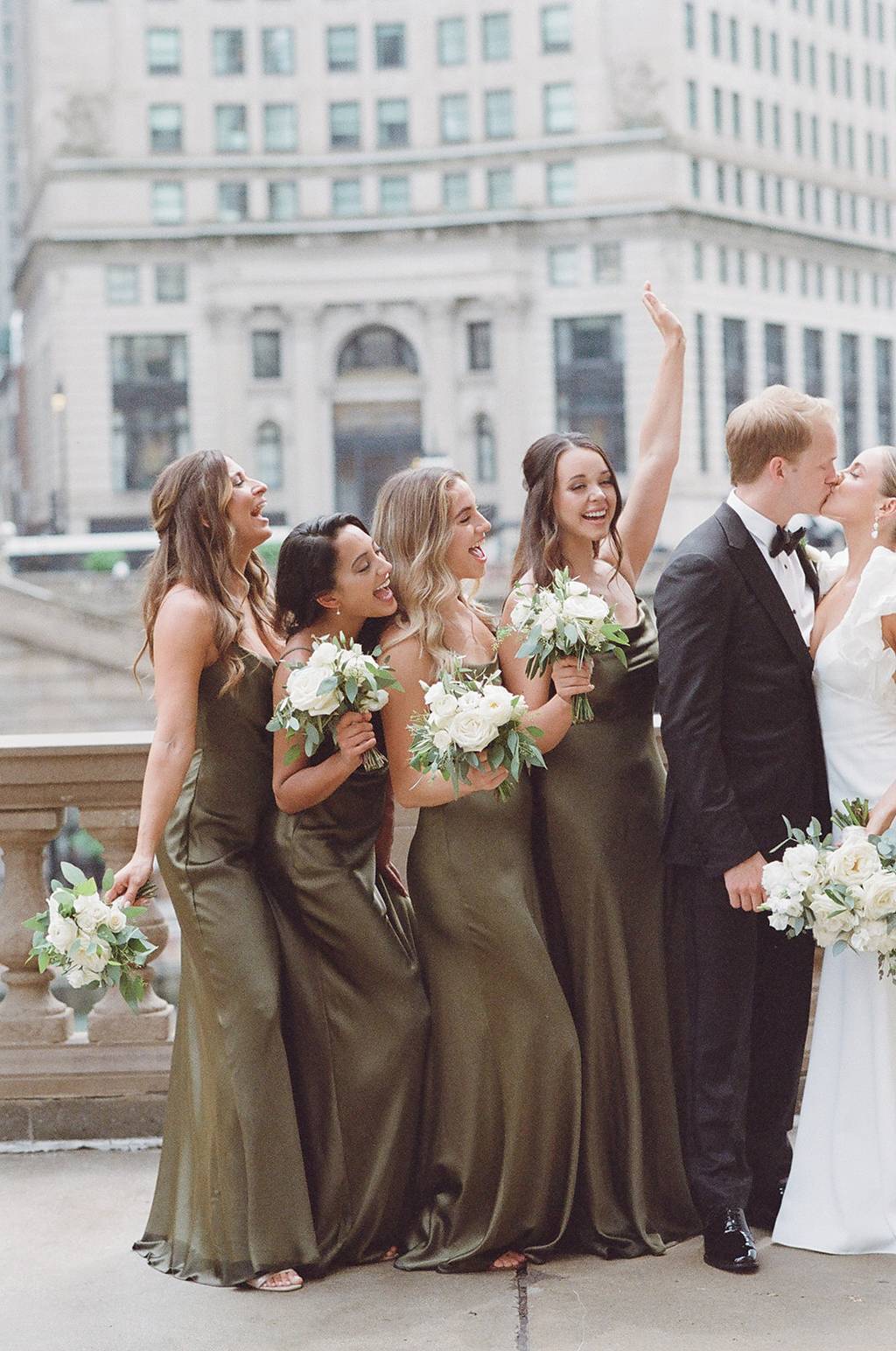 jenny yoo green dress Jenny Yoo Bridesmaid Dress Ariana Pale Gold