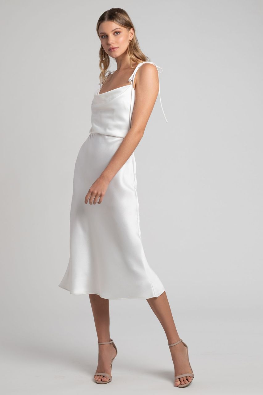 Jenny_Yoo_Wear_Anywhere_Little_White_Dress_Kat_Cowl_Neck_Midi_Satin_Ivory_Front_LB