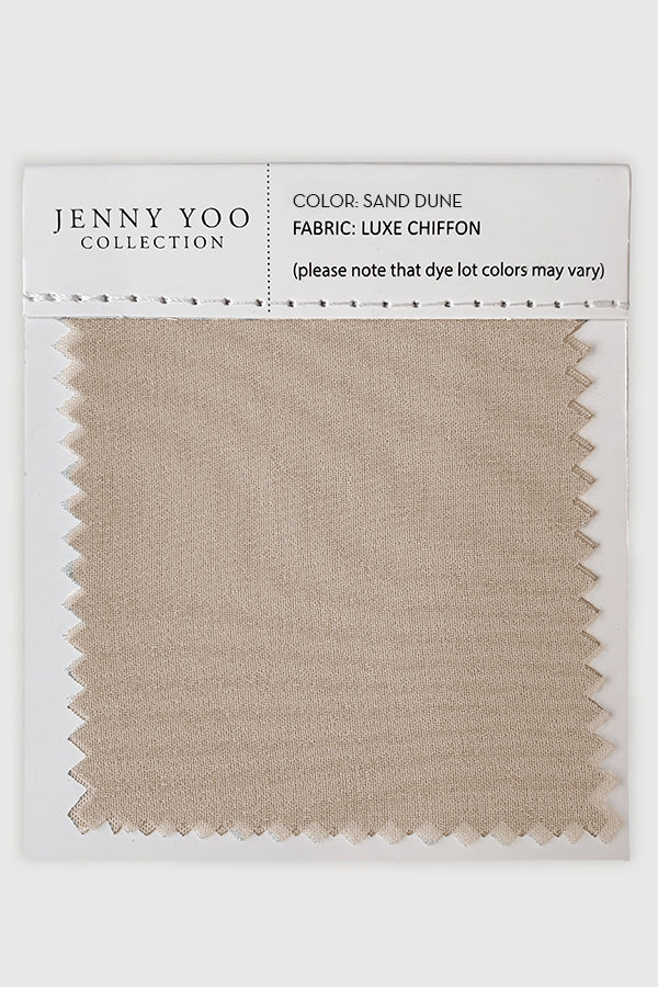 Sand Dune Soft Tulle Swatch Card Jenny Yoo