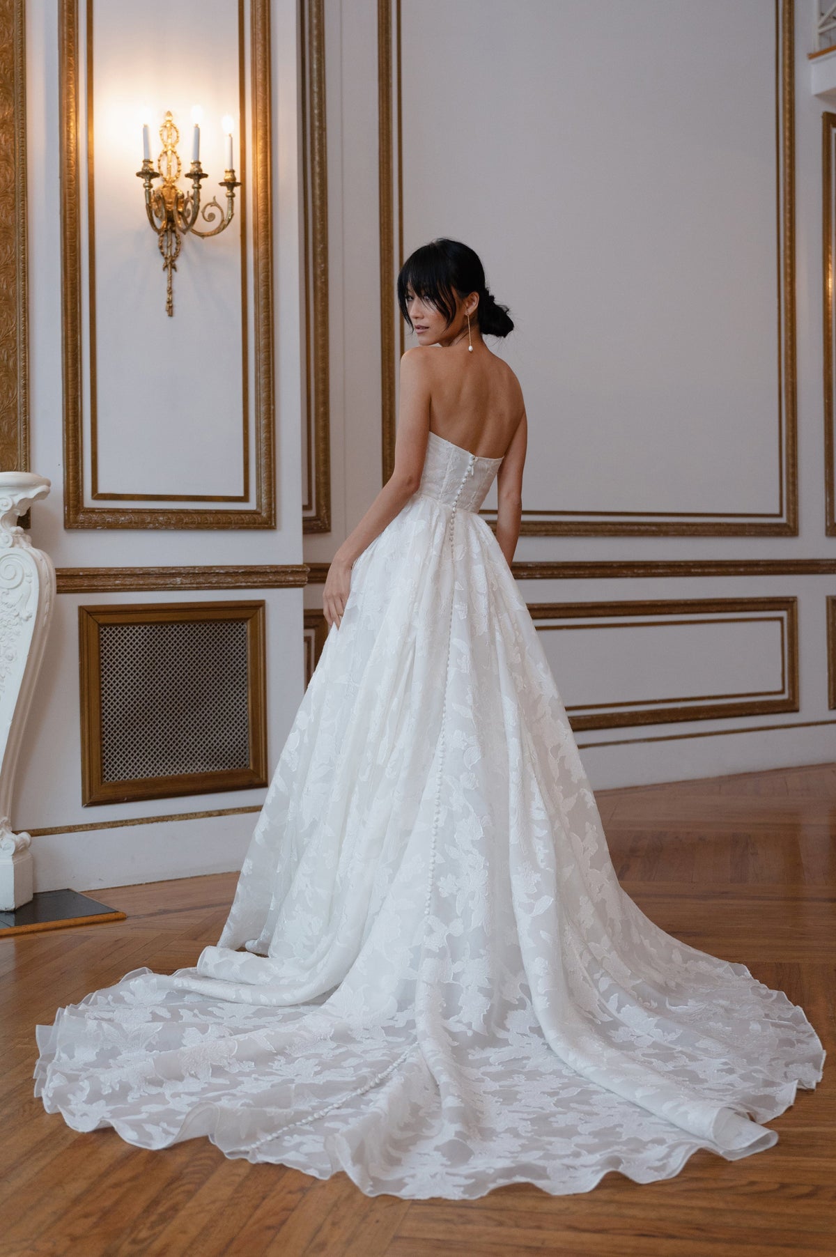 willa lace dress Azazie Willa