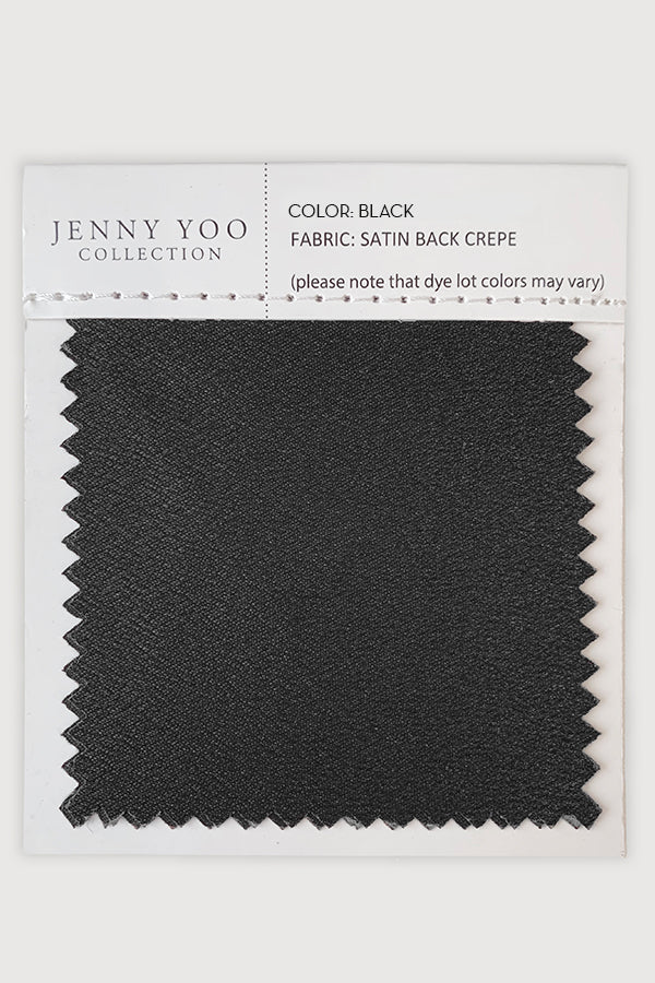 Workshop Web Shop Swatches SatinBackCrepe Black