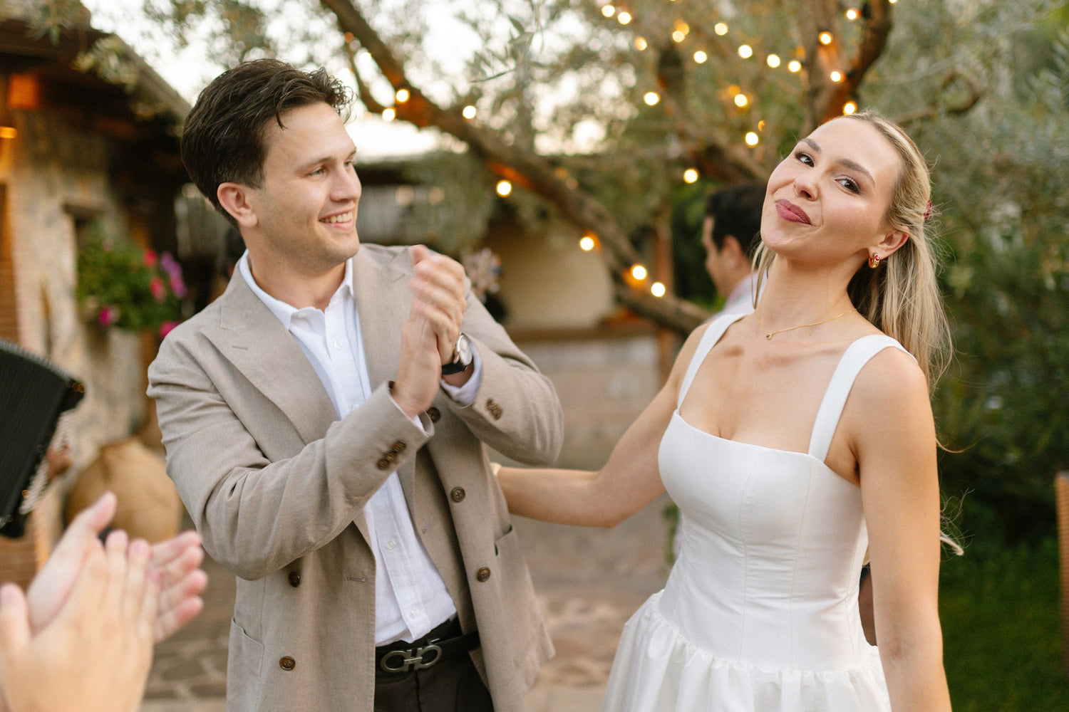 The Lucille Little White Dress Real Bride