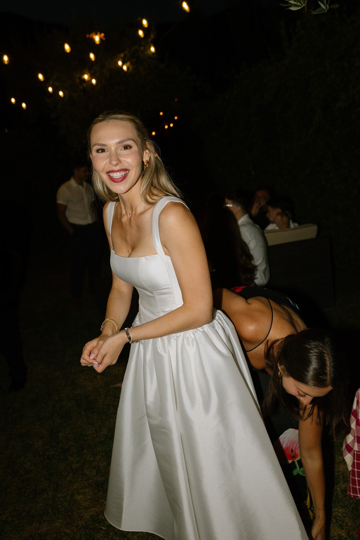 The Lucille Little White Dress Real Bride