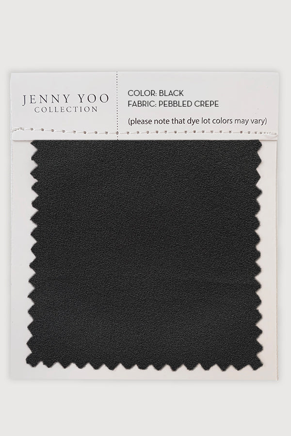 Web Shop Swatches Pebled Crepe Black
